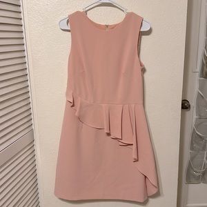 Vince Camuto Pink Peplum Dress